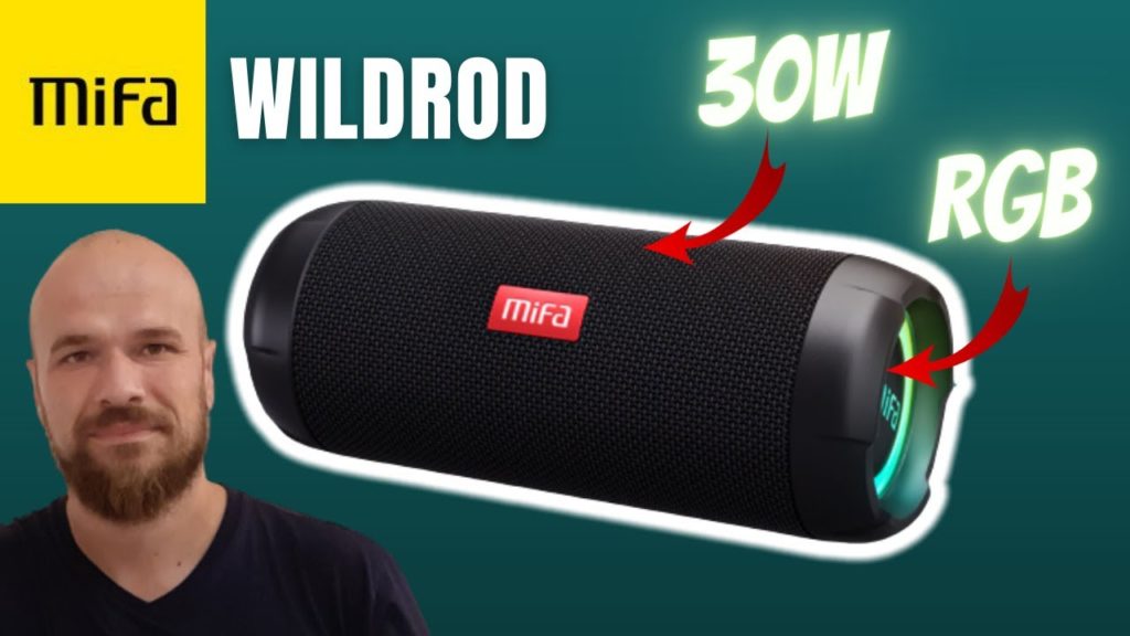 Mifa Wildrod ! une enceinte bluetooth au top et RGB