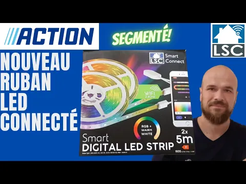 LSC Smart Digital Led Strip : le nouveau ruban LED SEGMENTE connecté des magasins ACTION