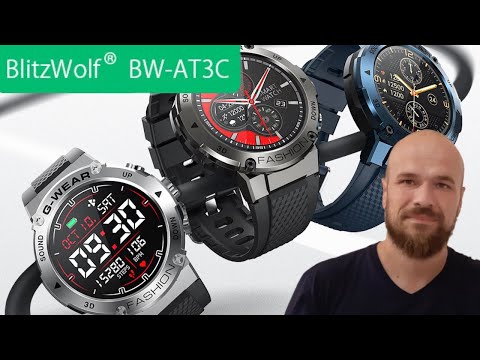 Montre connectée BLITZWOLF BW-AT3C ! sport, santé tout y est dans cette SMARTWATCH!