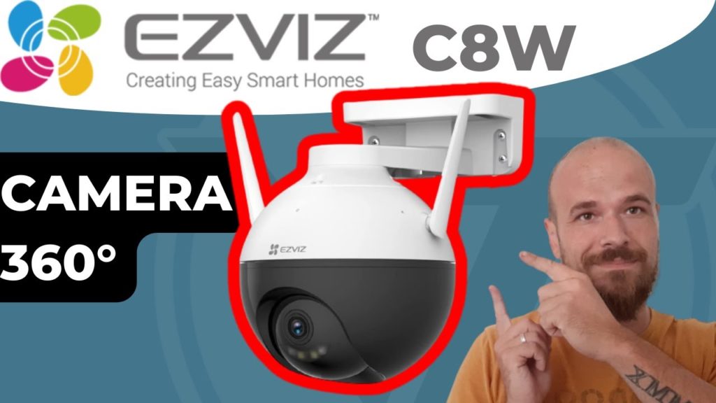 Ezviz C8W : Une caméra de surveillance extérieure🎥 rotative qui voit très loin !