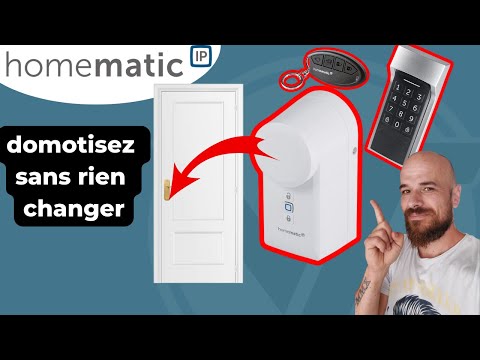 HOMEMATIC IP Mécanisme de serrure & Keypad : tourne votre clef à votre place et domotise votre porte