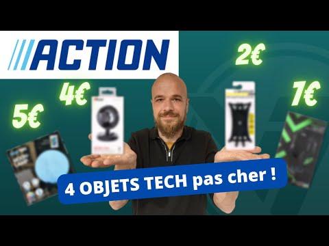 4 OBJETS TECH ACTION à moins de 8€ ! du bien et du beaucoup moins …