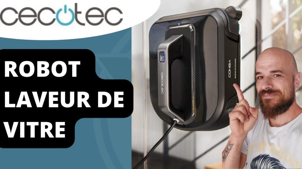 CECOTEC WINDROID 980 : un ROBOT laveur de VITRE connecté nouvelle génération