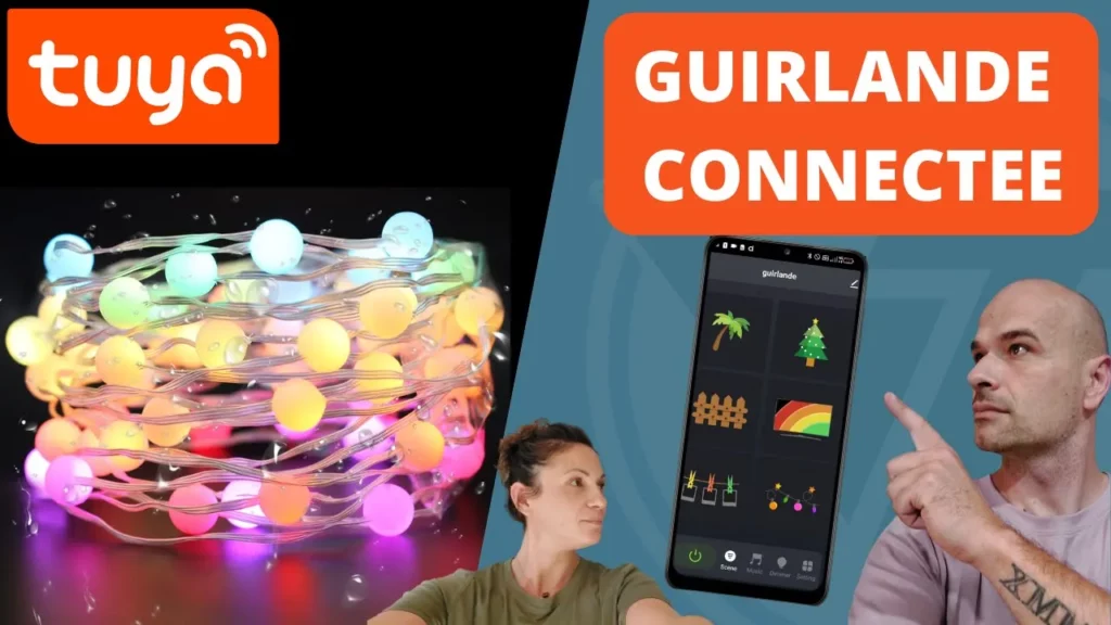 GUIRLANDE connectée TUYA pour Noël utilisable toute l’année.