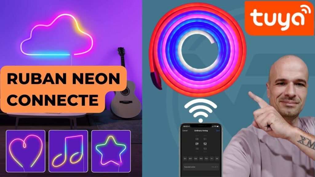 Ruban LED NEON TUYA : Beau , Segmentable et Etanche ???