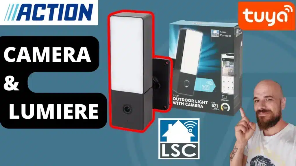 SMART OUTDOOR LIGHT CAMERA :  l’ECLAIRAGE extérieur avec CAMERA des magasins ACTION