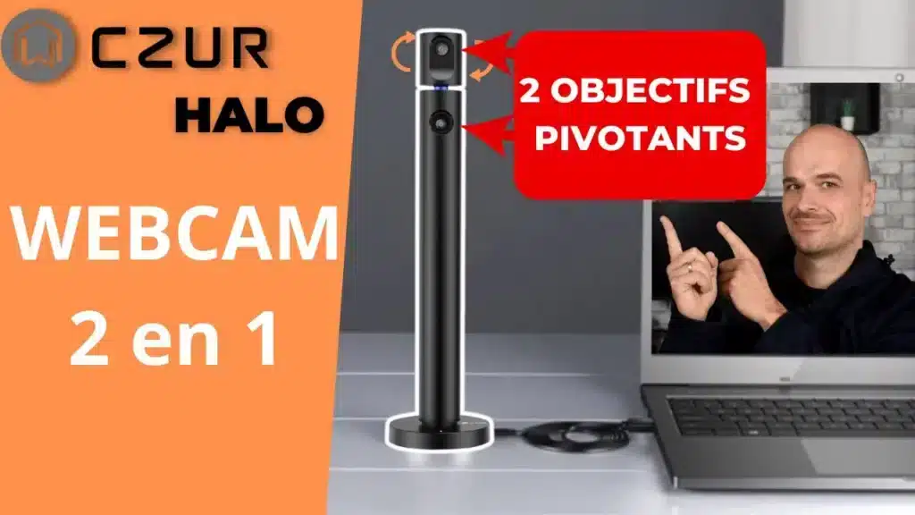 Webcam Czur Halo : filmer partout en même temps !