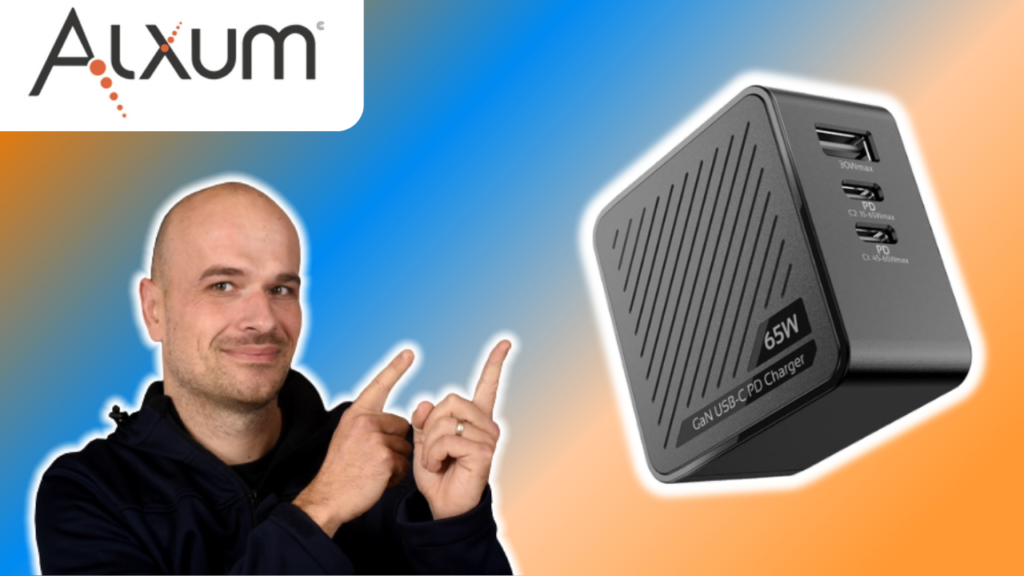 Allégez votre sac avec le chargeur universel Alxum 65W