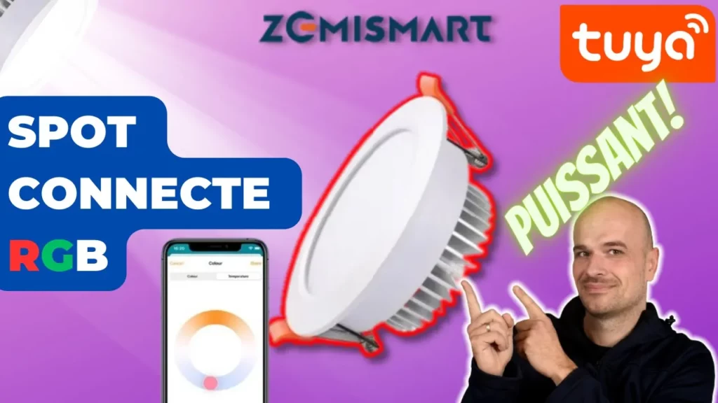 ZEMISMART smart light ! Le spot lumineux RGB parfait à ce prix là !